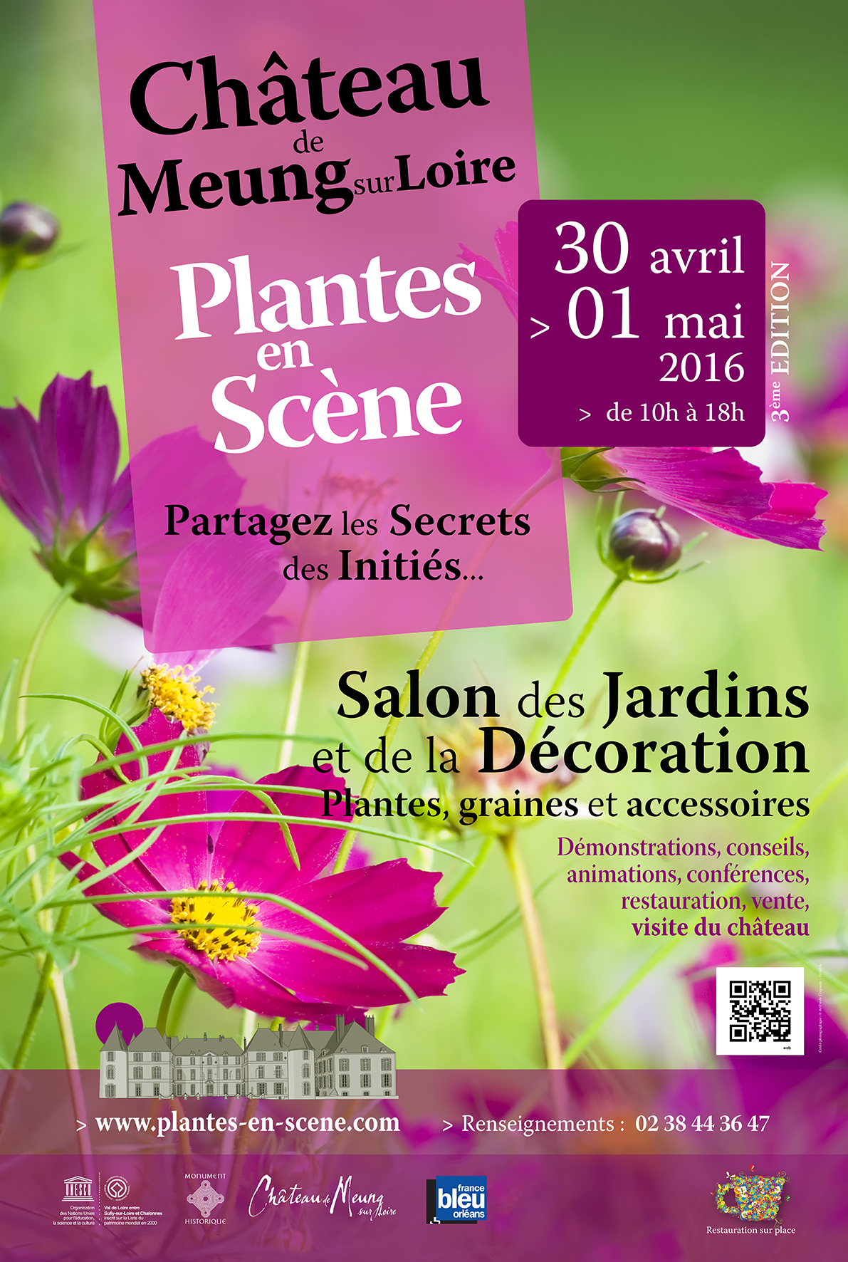 Plantes en scène Château de Meungsur Loire 30 avril au 1er mai 2016